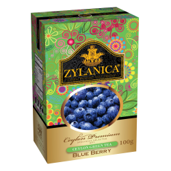 ZA001 GREEN TEA WITH BLUEBERRY 100g