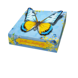 L046 Blue-Yellow Butterfly